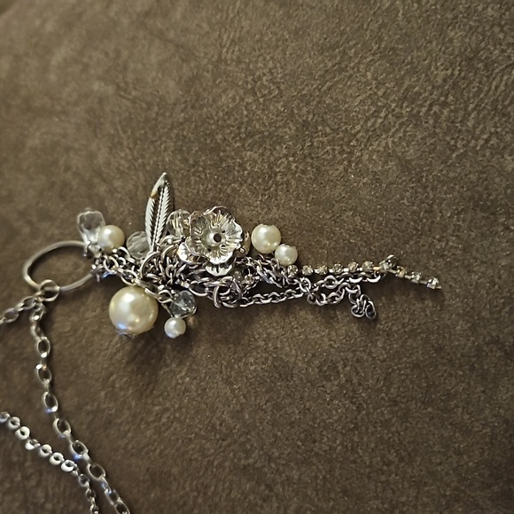 3/$20 Romantic Double Chain Charm Tassel Pendant Necklace - Picture 2 of 10